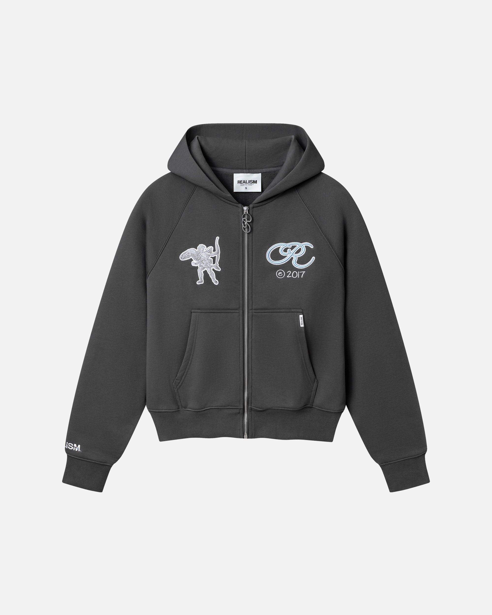 Apollo Zip Hoodie V2 Slate | Realism Zip Hoodie
