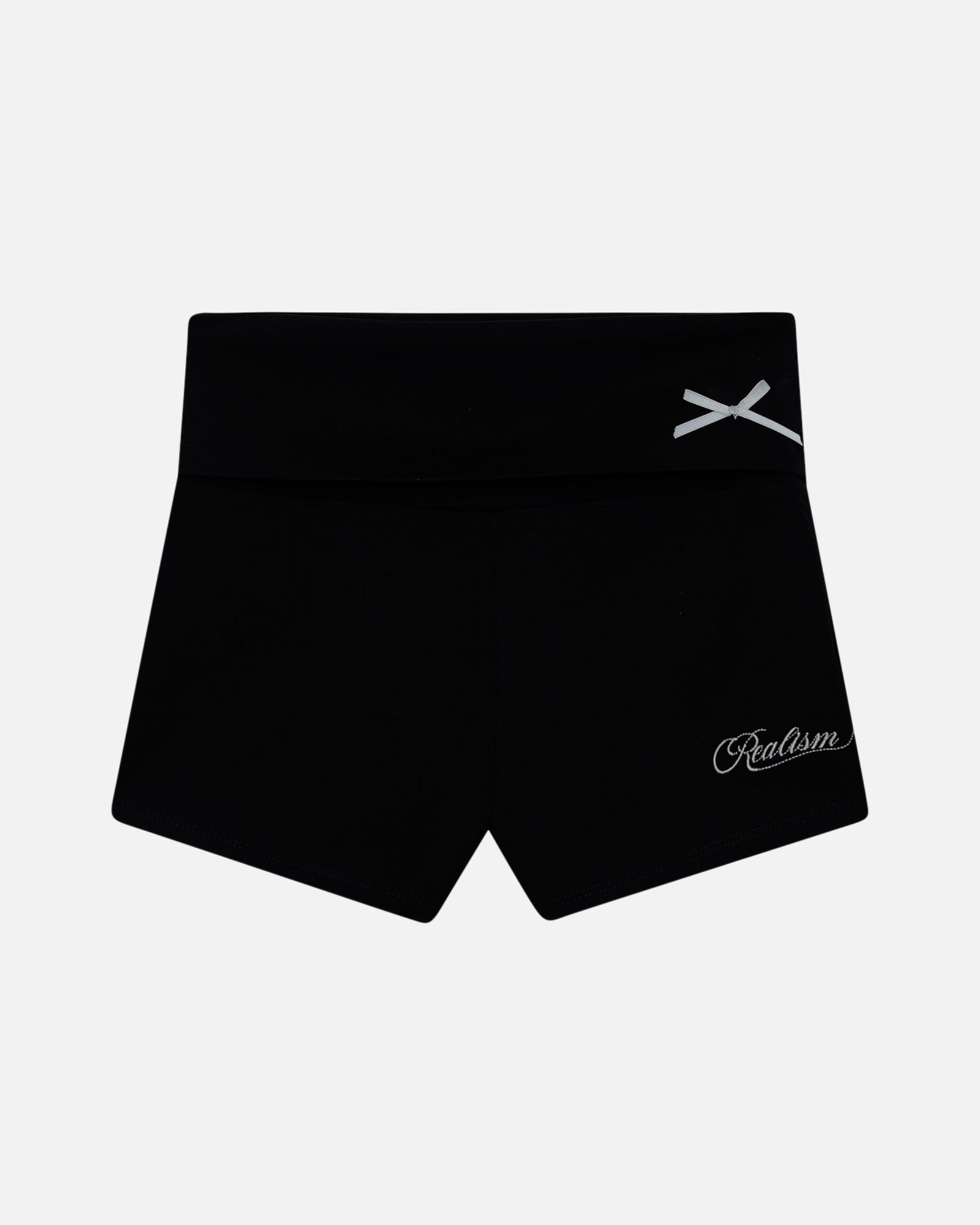 Script Foldover Shorts Black | Realism Shorts