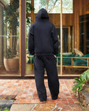 CORE BASICS ZIP HOODIE BLACK