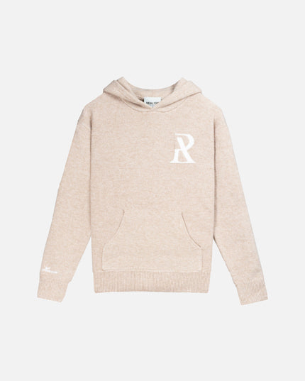 RADIANT KNIT HOODIE SAND