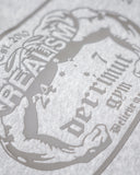 REALISM X DERRIMUT GYM OLD SCHOOL PUMP ZIP HOODIE GREY MARLE