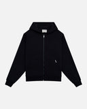 CORE BASICS ZIP HOODIE BLACK