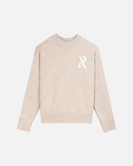 RADIANT KNIT CREWNECK SAND