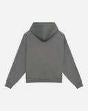 CORE BASICS ZIP HOODIE COOL GREY