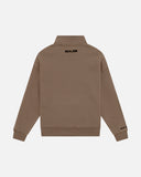 ELITE HALF ZIP SWEATER TAUPE