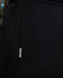 RADIANT SWEATPANTS OPEN LEG BLACK