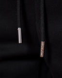 RADIANT SWEATPANTS OPEN LEG BLACK