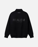 VISION LOGO FLEECE POLO OBSIDIAN
