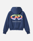 THINK REAL ZIP HOODIE AGED MARINE