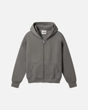 CORE BASICS ZIP HOODIE V2 COOL GREY