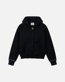GLIMMER LOGO ZIP HOODIE V2 BLACK ICE