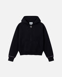 GLIMMER LOGO ZIP HOODIE V2 BLACK PINK