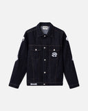 SKELETON DENIM JACKET INDIGO