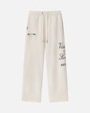 PASTE-UP SWEATPANTS OPEN LEG SHELL