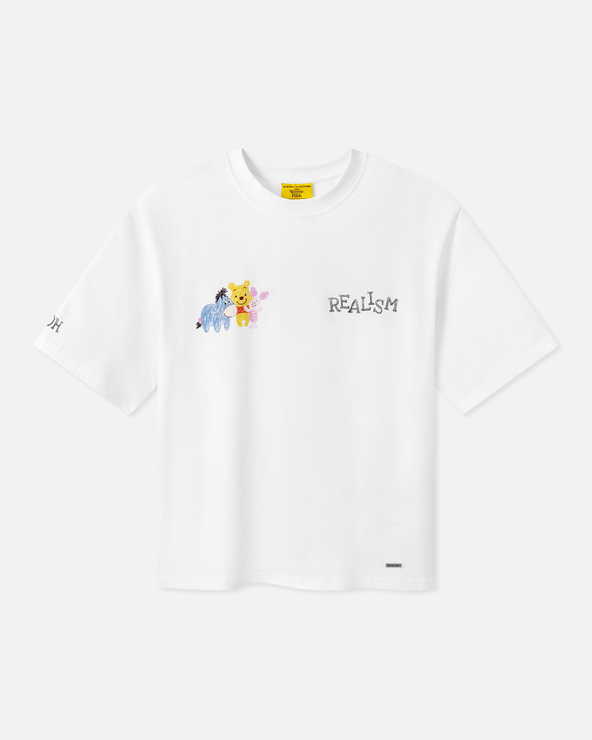 Realism and Winnie The Pooh Scribble Tee White | T-Shirt