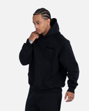 BACK LOGO HOODIE OBSIDIAN