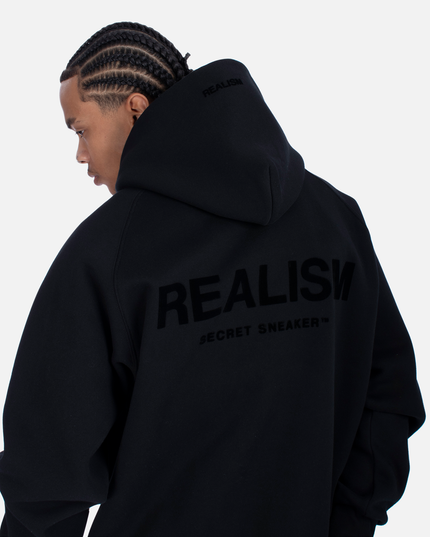 BACK LOGO HOODIE OBSIDIAN