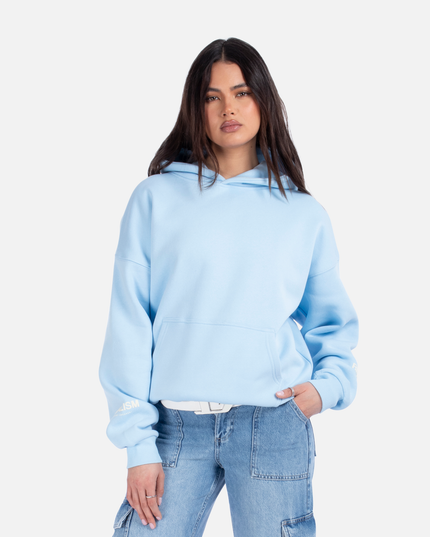 COURT BOXY HOODIE SKY BLUE