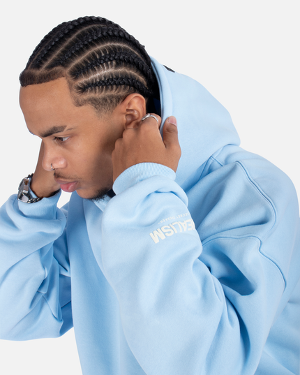 COURT BOXY HOODIE SKY BLUE