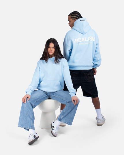 COURT BOXY HOODIE SKY BLUE