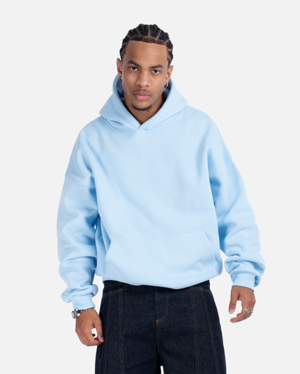 COURT BOXY HOODIE SKY BLUE