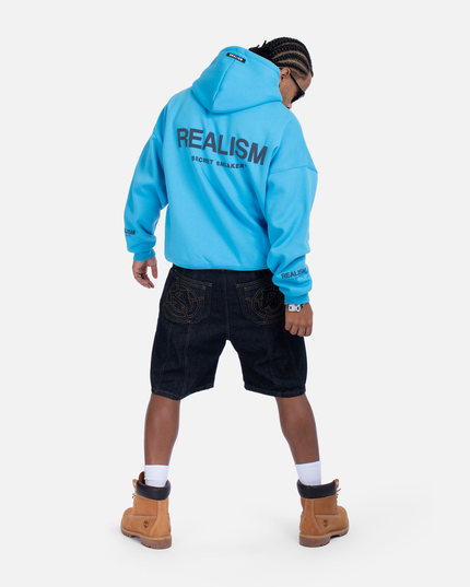 COURT BOXY HOODIE UNC BLUE