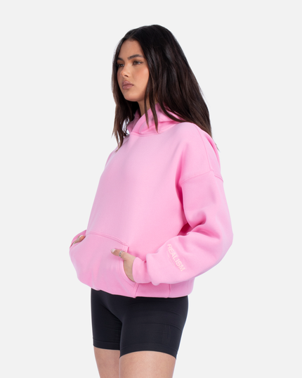 COURT BOXY HOODIE CANDY PINK