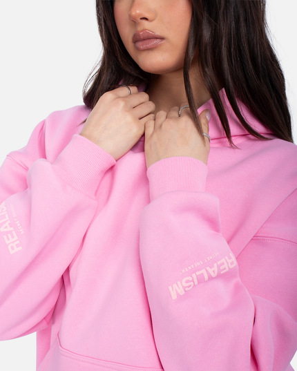 COURT BOXY HOODIE CANDY PINK