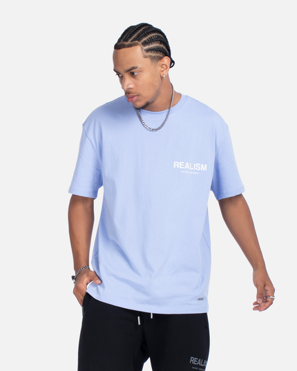 BACK LOGO TEE SKY PURPLE