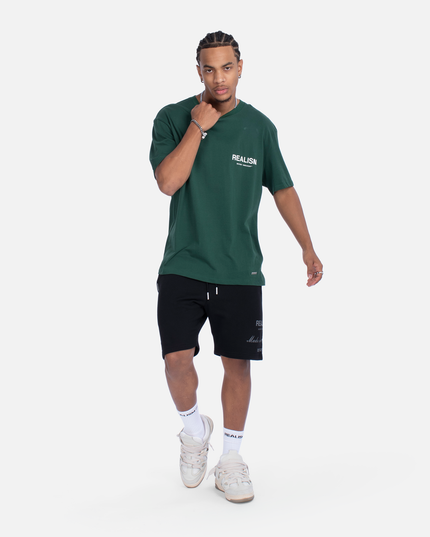 BACK LOGO TEE PINE GREEN