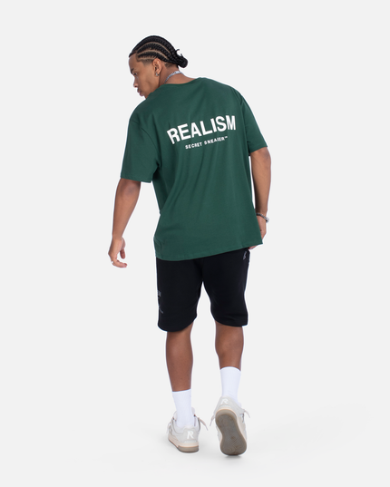 BACK LOGO TEE PINE GREEN