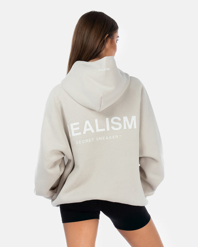 BACK LOGO HOODIE WHEAT