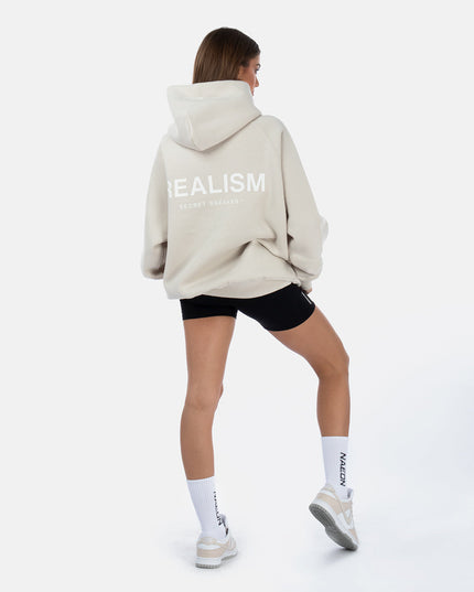 BACK LOGO HOODIE WHEAT