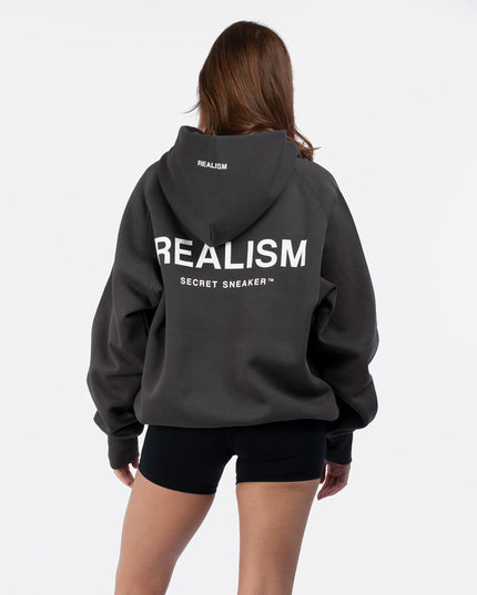 BACK LOGO HOODIE ASPHALT