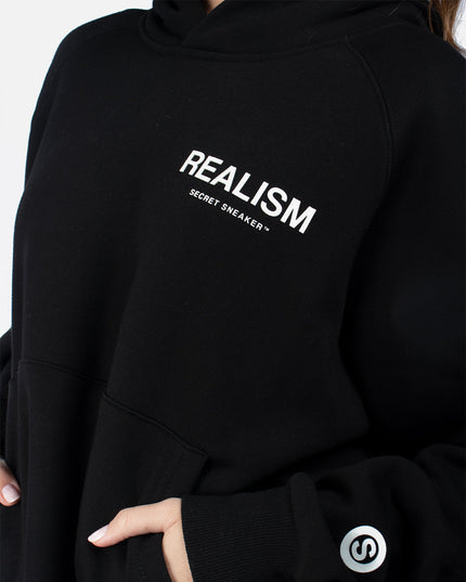 BACK LOGO HOODIE BLACK