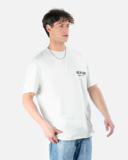 BACK LOGO TEE OATMEAL