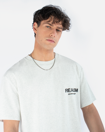 BACK LOGO TEE OATMEAL