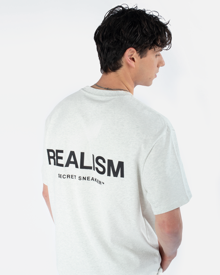 BACK LOGO TEE OATMEAL