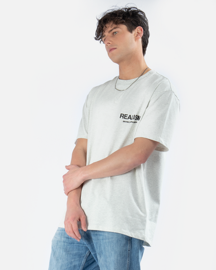 BACK LOGO TEE OATMEAL