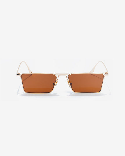 FLIGHT BROWN TINT GOLD SUNGLASSES