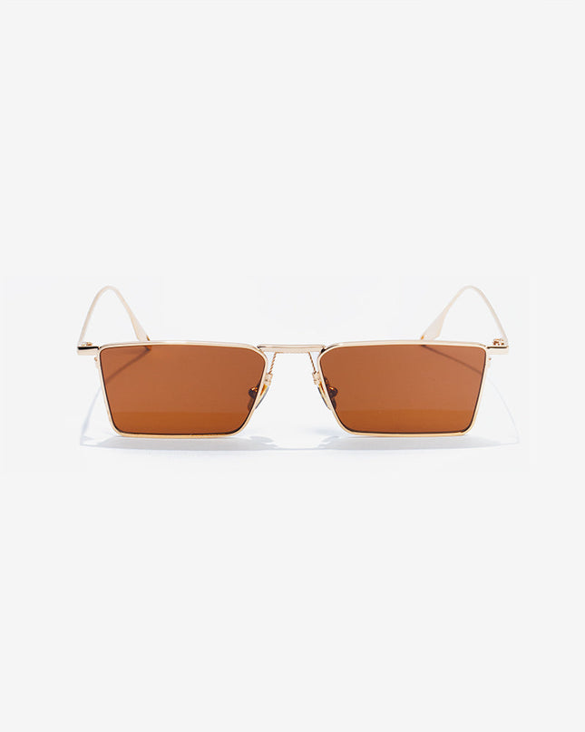 FLIGHT BROWN TINT GOLD SUNGLASSES