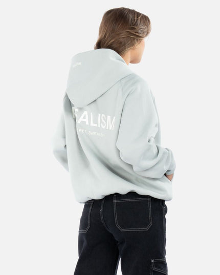 BACK LOGO HOODIE SUB SLATE