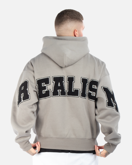 COLLEGE TEAM HOODIE COOL GREY