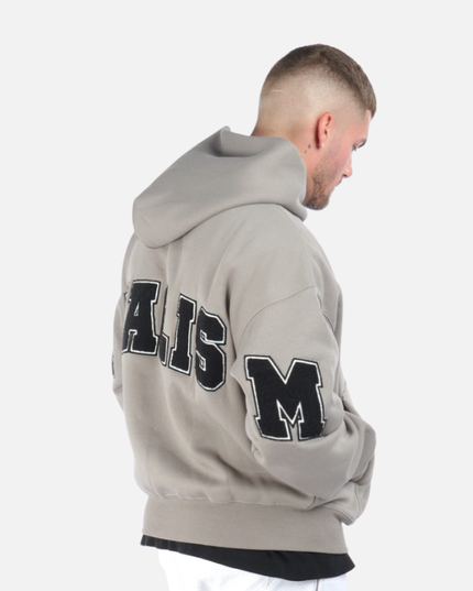 COLLEGE TEAM HOODIE COOL GREY