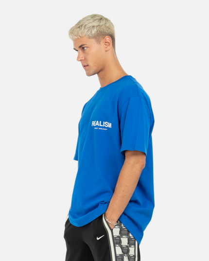 BACK LOGO TEE AZURE BLUE