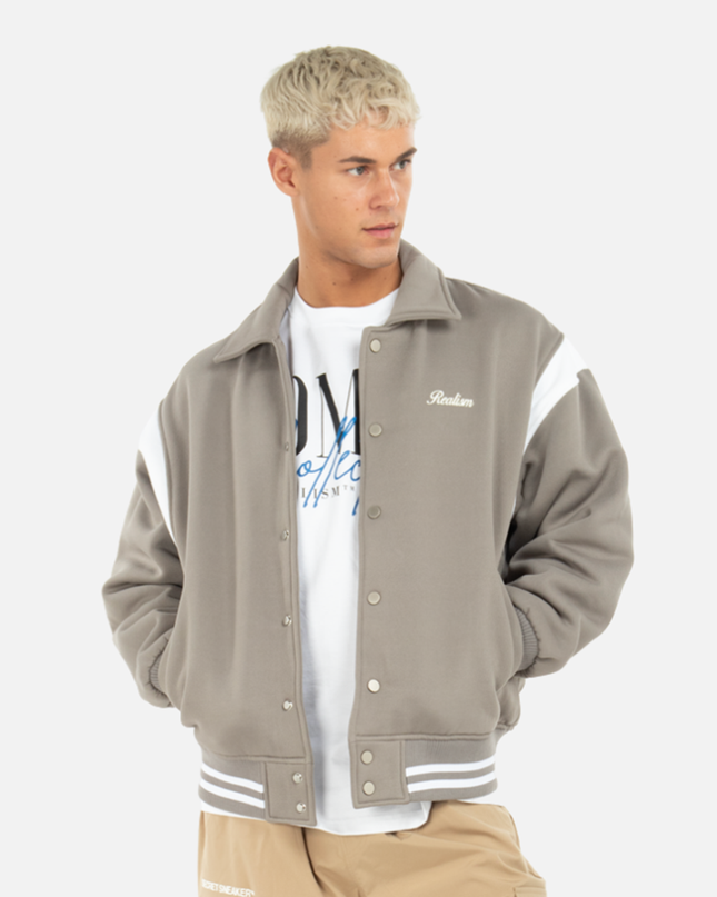 SAINT REAL BOMBER JACKET COOL GREY