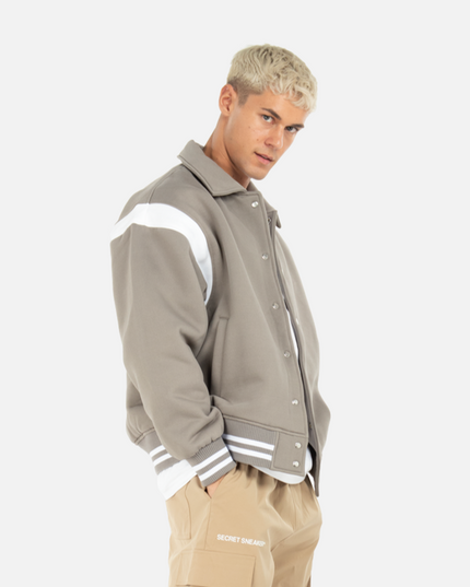 SAINT REAL BOMBER JACKET COOL GREY