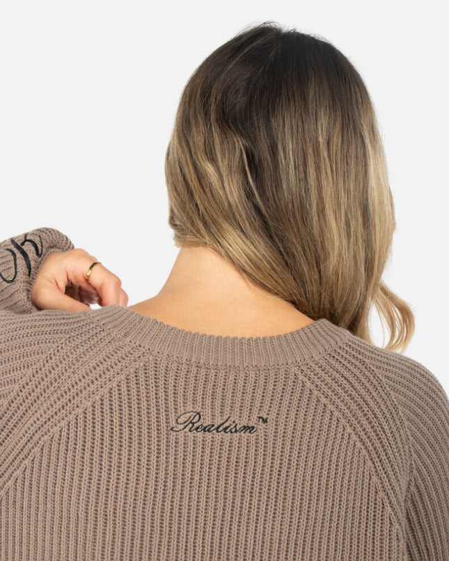 LAURELS KNIT SWEATER TAUPE