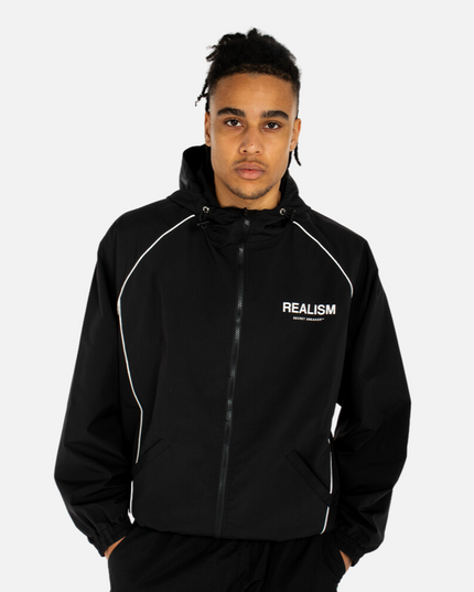 DELORIAN TRACK JACKET BLACK