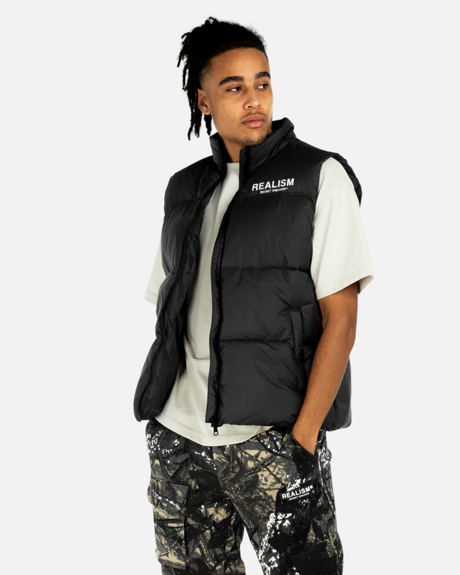 DALLAS PUFFER VEST GRAPHITE